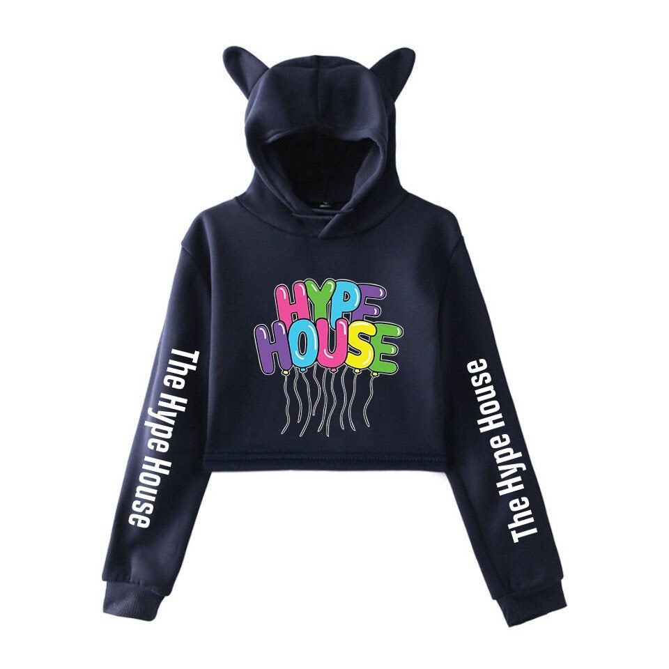 hype house cropped hoodie
