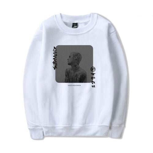 Justin Bieber Changes Sweatshirt #3