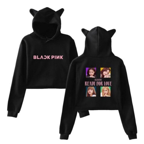 Blackpink Ready for Love Cropped Hoodie #4