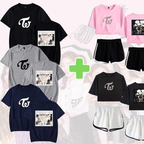 Twice Pack: T-Shirt + Tracksuit + FREE Socks & Keychain