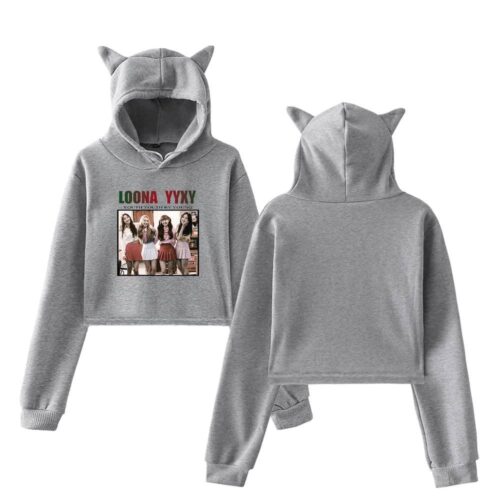 Loona Cropped Hoodie #4