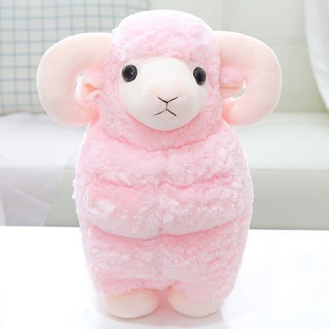 Plush Sheep Pillow #1 (P13)