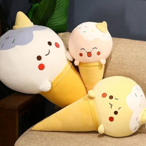 Plush Ice Cream Cone Pillow #1 (P46)