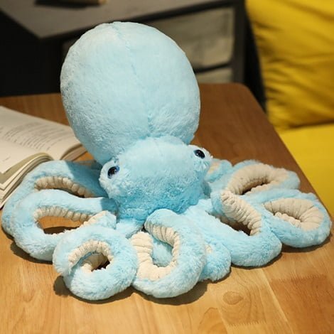 Plush Octopus Pillow #1 (P28)