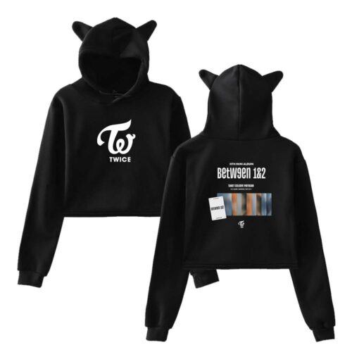 Twice Between 1&2 Cropped Hoodie #5