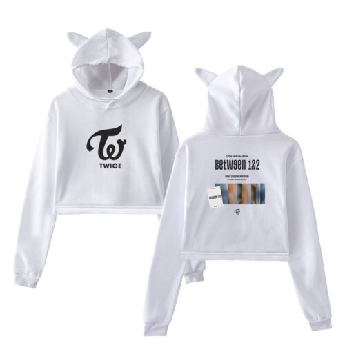 Twice Between 1&2 Cropped Hoodie #5