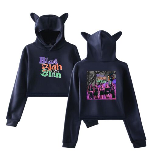 Itzy Blah Blah Blah Cropped Hoodie #1