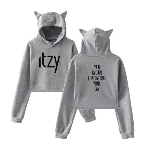 Itzy Cropped Hoodie