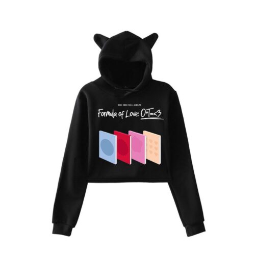 Twice Formula of Love Cropped Hoodie #4