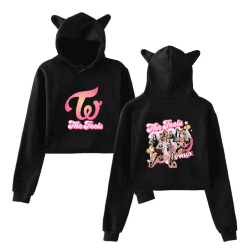 Twice The Feels Cropped Hoodie #1