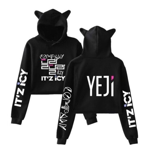 Itzy Yeji Cropped Hoodie #1